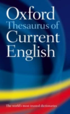 Oxford thesaurus of current English