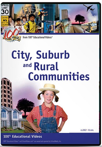 City, suburb and rural communities