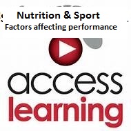Factors affecting performance : nutrition & sport