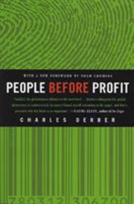 People before profit : the new globalization in an age of terror, big money, and economic crisis