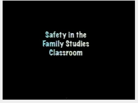 Safety in the Family Studies classroom