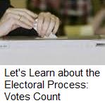 Let's learn about the electoral process: votes count