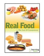 Real food : the cost of convenience
