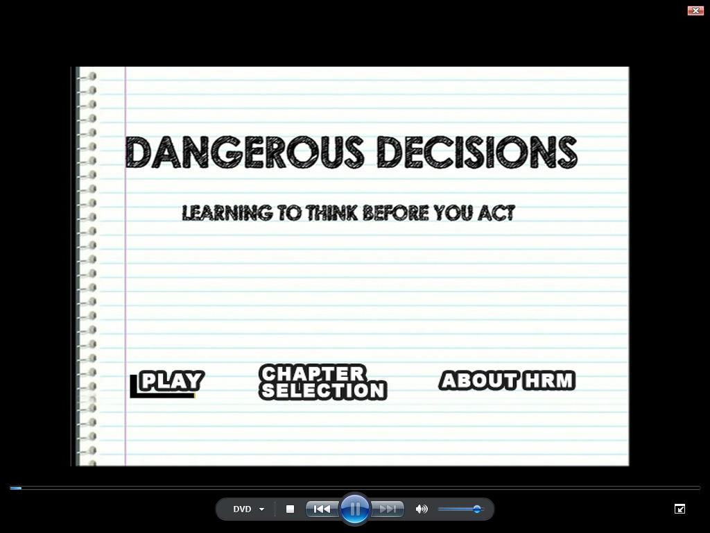 Dangerous decisions : learning to think before you act