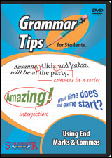 Using end marks & commas