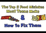 Top 5 food mistakes most teens make & how to fix them