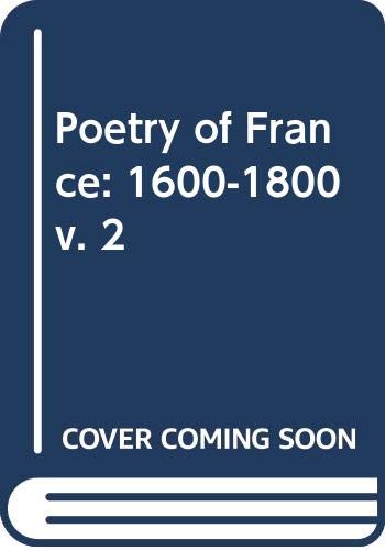 The poetry of France : an anthology