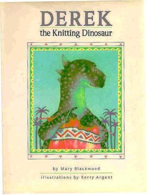 Derek, the knitting dinosaur