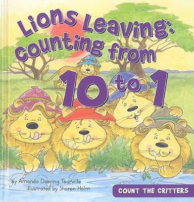 Lions leaving : counting from 10 to 1