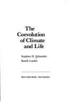 The coevolution of climate and life