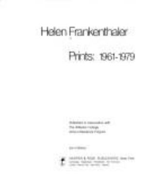 Helen Frankenthaler prints, 1961-1979.