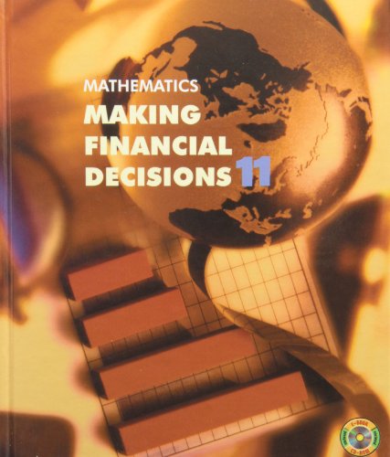 Mathematics : making financial decisions 11