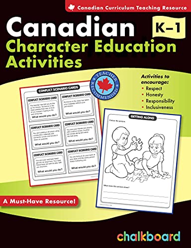 Canadian character education activities, grades K-1.