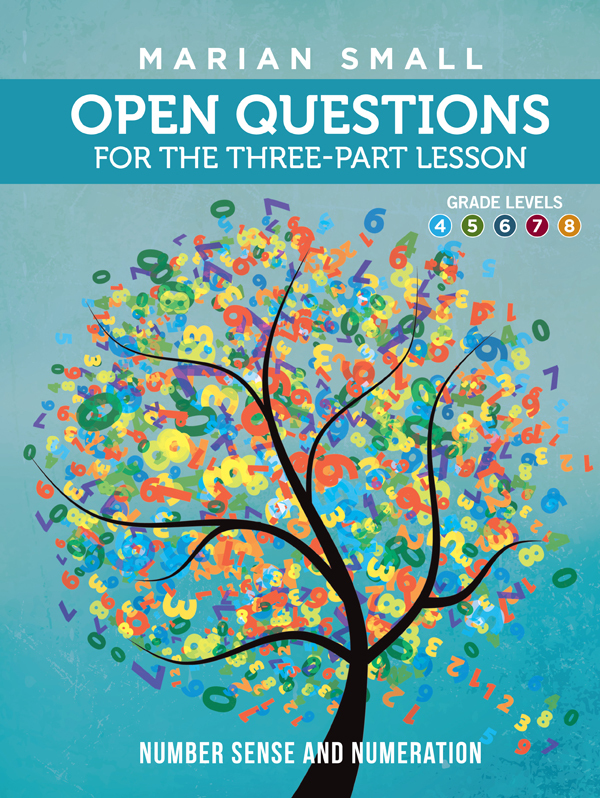 Open questions for the three-part lesson, 4-8 : number sense and numeration