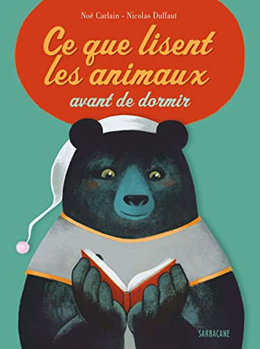 Ce que lisent les animaux avant de dormir