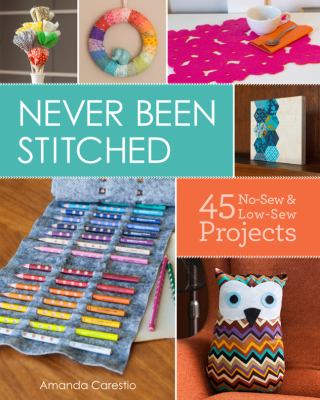 Never been stitched : 45 no-sew & low-sew projects