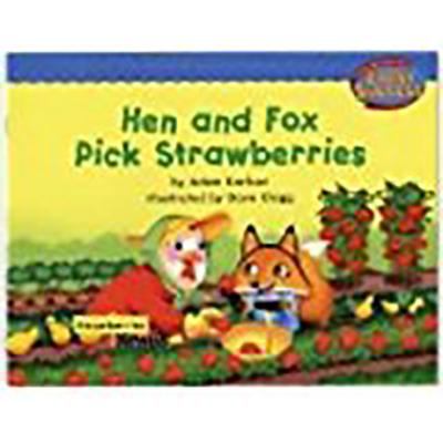 Hen and Fox pick strawberies