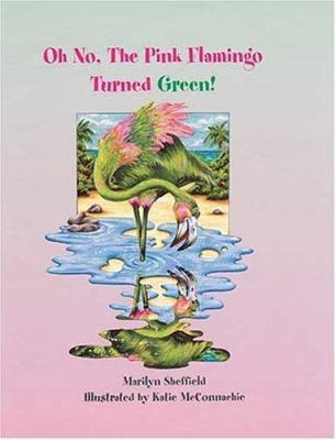 Oh, no, the pink flamingo turned green
