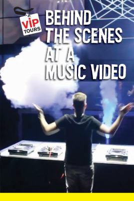 Behind the scenes at a music video