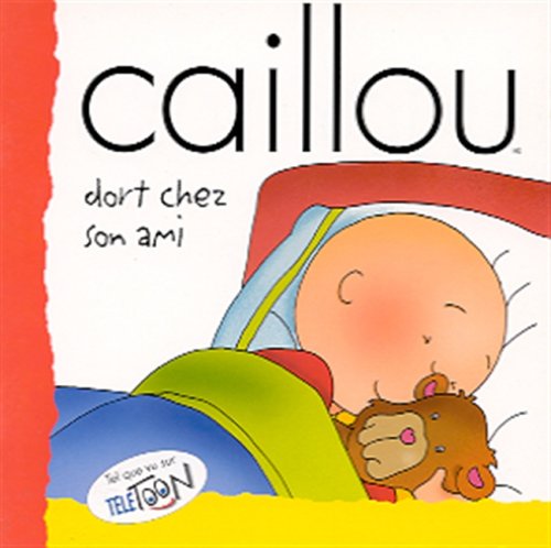 Caillou dort chez son ami