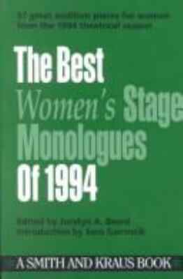 The Best women's stage monologues of 1994