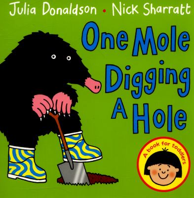 One mole digging a hole