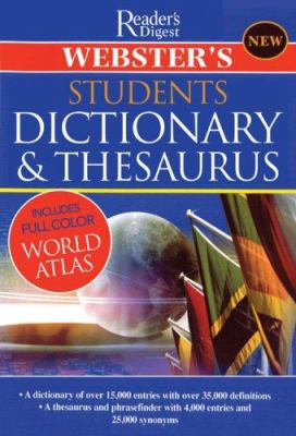 Webster's student dictionary & thesaurus.