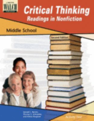 Critical thinking : readings in nonfiction : middle school