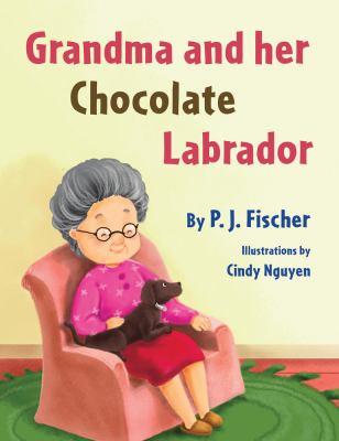 Grandma and her chocolate labrador