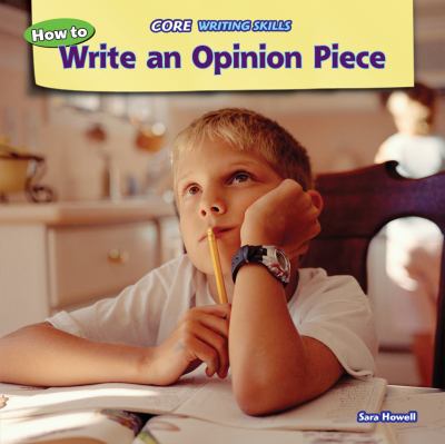 How to write an opinion piece