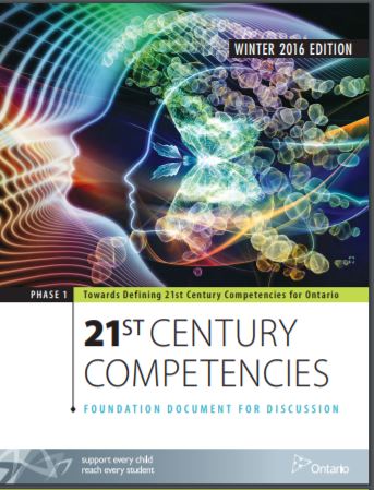 21st century competencies : foundation document for discussion : phase 1, towards defining 21st century competencies for Ontario.