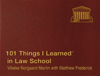 101 things I learned in law school