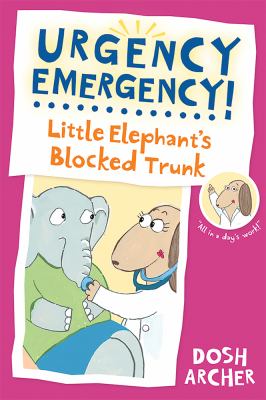 Little elephant's blocked trunk