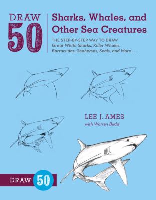 Draw 50 sharks, whales, and other sea creatures