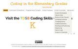 Coding in the elementary grades