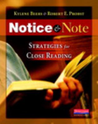 Notice & note : strategies for close reading