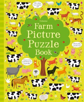 Farm picture puzzle book