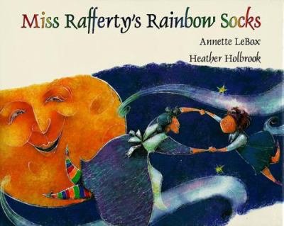 Miss Rafferty's rainbow socks