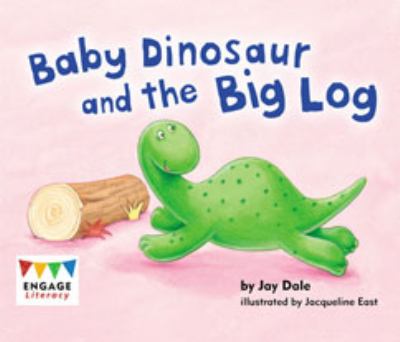 Baby dinosaur and the big log