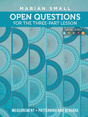 Open questions for the three-part lesson, 4-8 : measurement, patterning & algebra