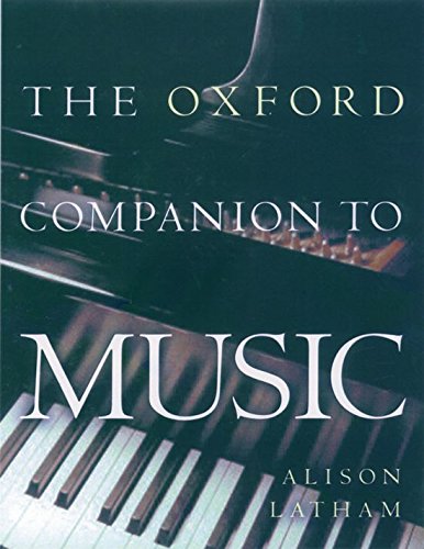 The Oxford companion to music