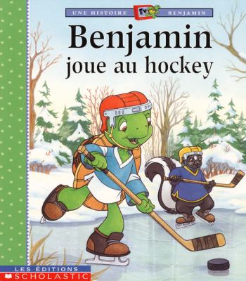 Benjamin joue au hockey