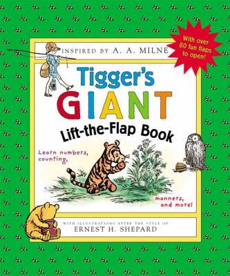 Tigger's giant lift-the-flap book.