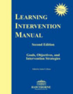 Learning intervention manual : goals, objectives, and intervention strategies