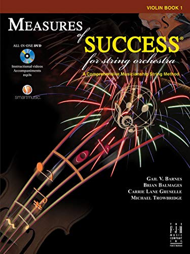 Measures of success for string orchestra, violin book 1 : a comprehensive musicianship string method