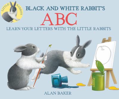 Black and white Rabbit's ABC