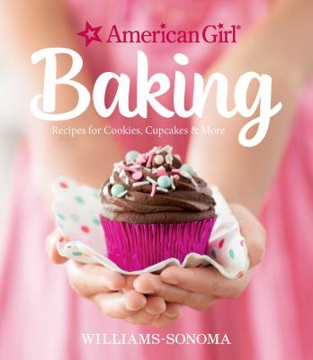 American girl baking