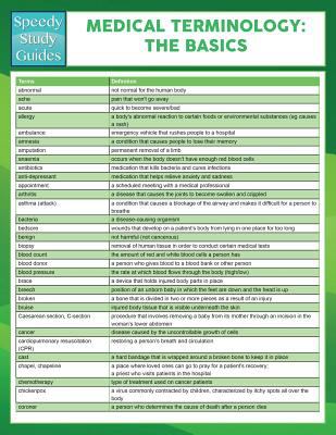 Medical terminology : the basics.