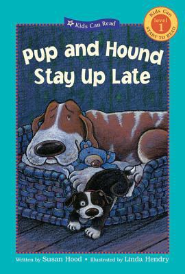 Pup and hound stay up late