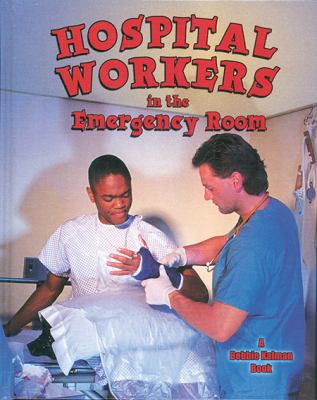 Hospital workers in the emergency room